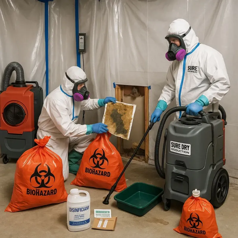 Contaminated Water Handling Protocols process in Sandoval, IL