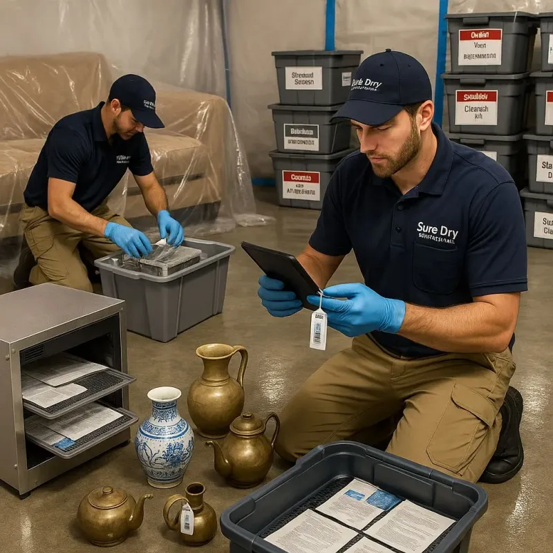 Content Protection and Restoration process in Sandoval, IL