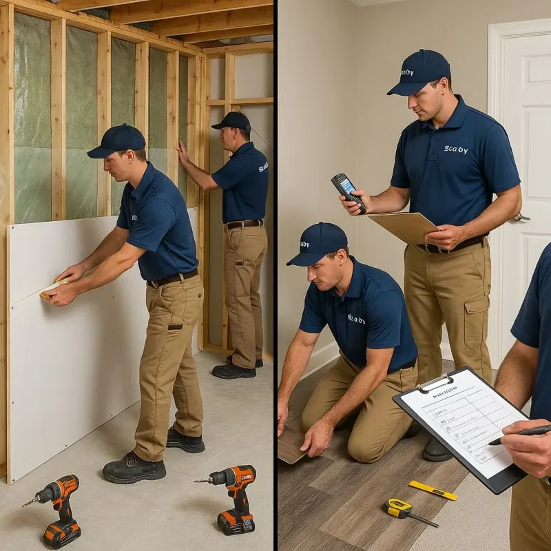 Repairs and Reconstruction process in Sandoval, IL